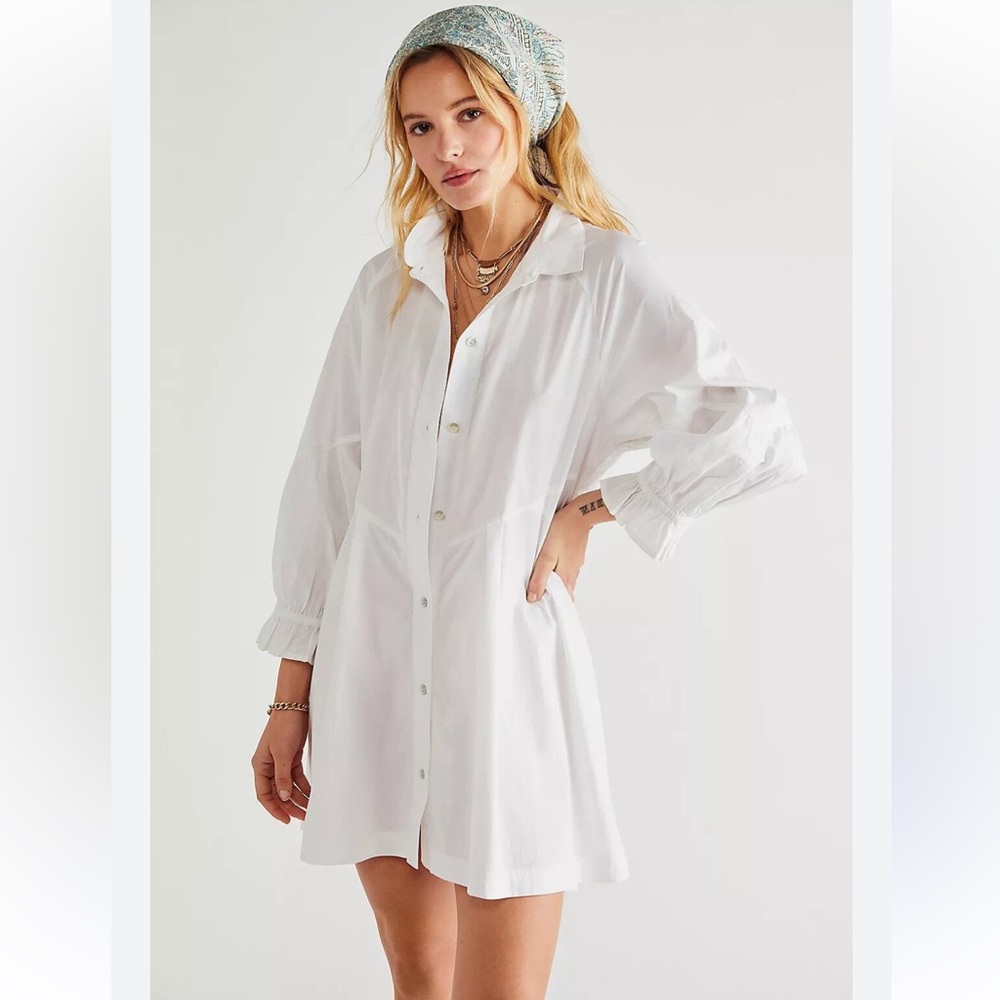NWT Free People White Mini Dress